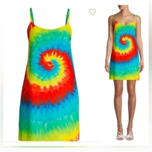 Alice + Olivia emmie tie dye mini dress SIZE Small NWT - Picture 9 of 13